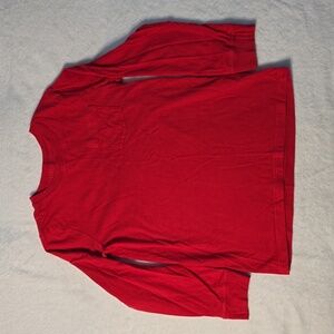 Carters Boys Red Longsleeve Pocket Shirt Size 10